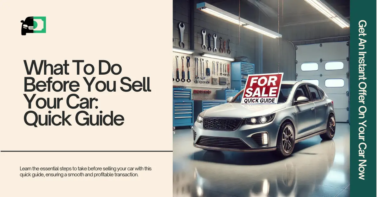 What To Do Before You Sell Your Car: Quick Guide